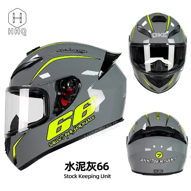 Full Face Motorcycle Helmet With Bluetooth - Kask motocyklowy Bluetooth z pełną osłoną