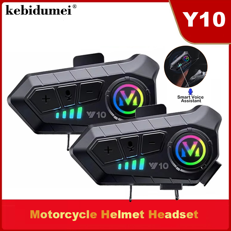 Full Face Motorcycle Helmet With Bluetooth - Zestaw słuchawkowy Bluetooth 5.3 do kasku