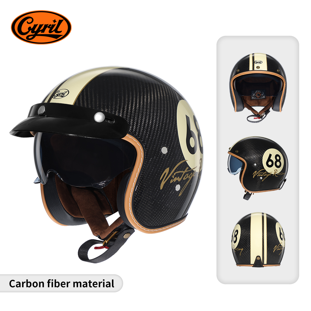 Carbon Fiber Lightweight Motorcycle Helmet - Lekkie kaski motocyklowe z włókna węglowego,