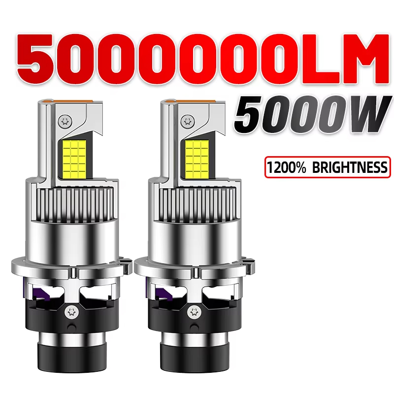 Universal Motorcycle Led Headlight Projector - Żarówki LED do reflektorów samochodowych 5000W