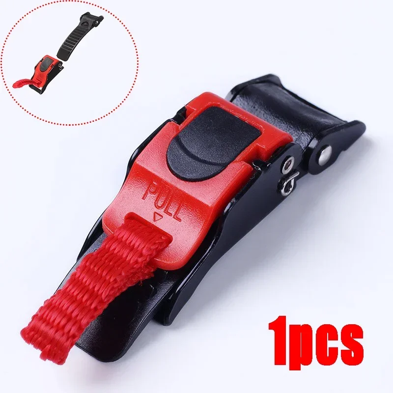 Quick Release Buckle Motorcycle Helmet - 1PC Kask motocyklowy Klips prędkości Pasek