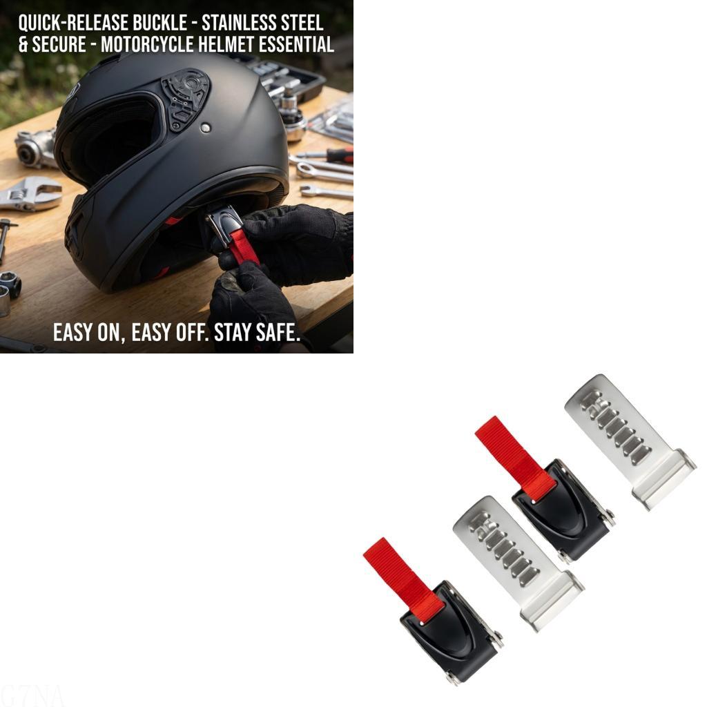 Quick Release Buckle Motorcycle Helmet - Kaski motocyklowe G7NA ze stali ABS,