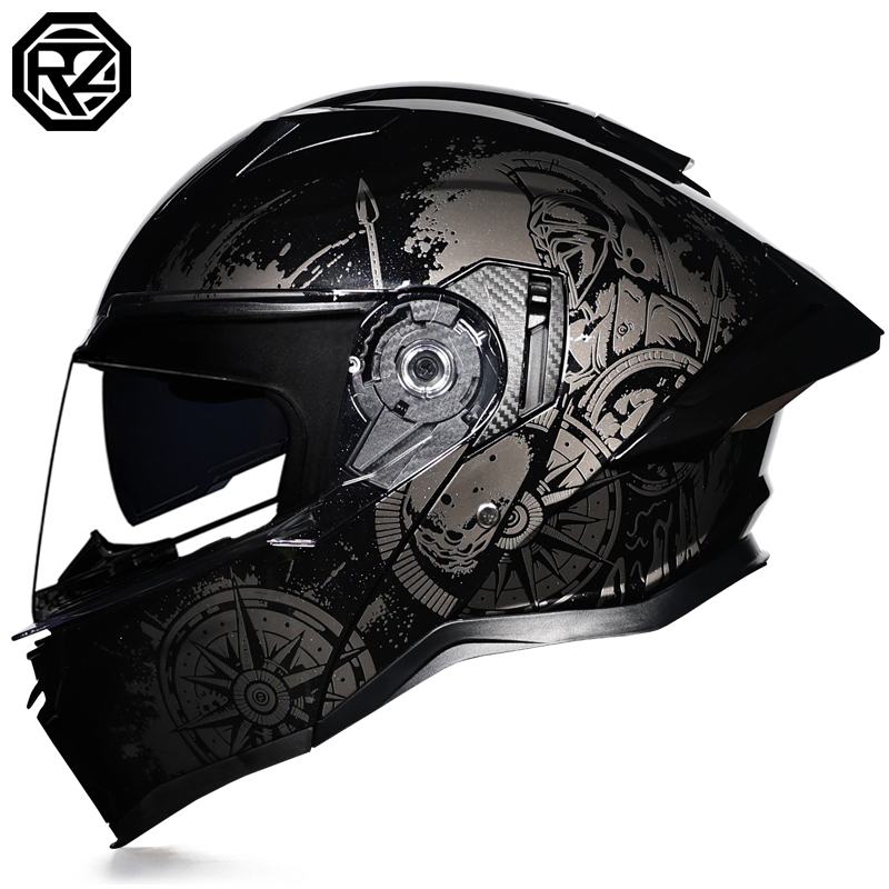 Modular Flip Up Motorcycle Helmet Dot Approved - ORZ-997 Modularny kask motocyklowy z podwójną