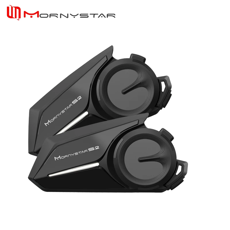 Universal Motorcycle Helmet Intercom Headset - Mornystar S2 2 szt. 1200M domofon
