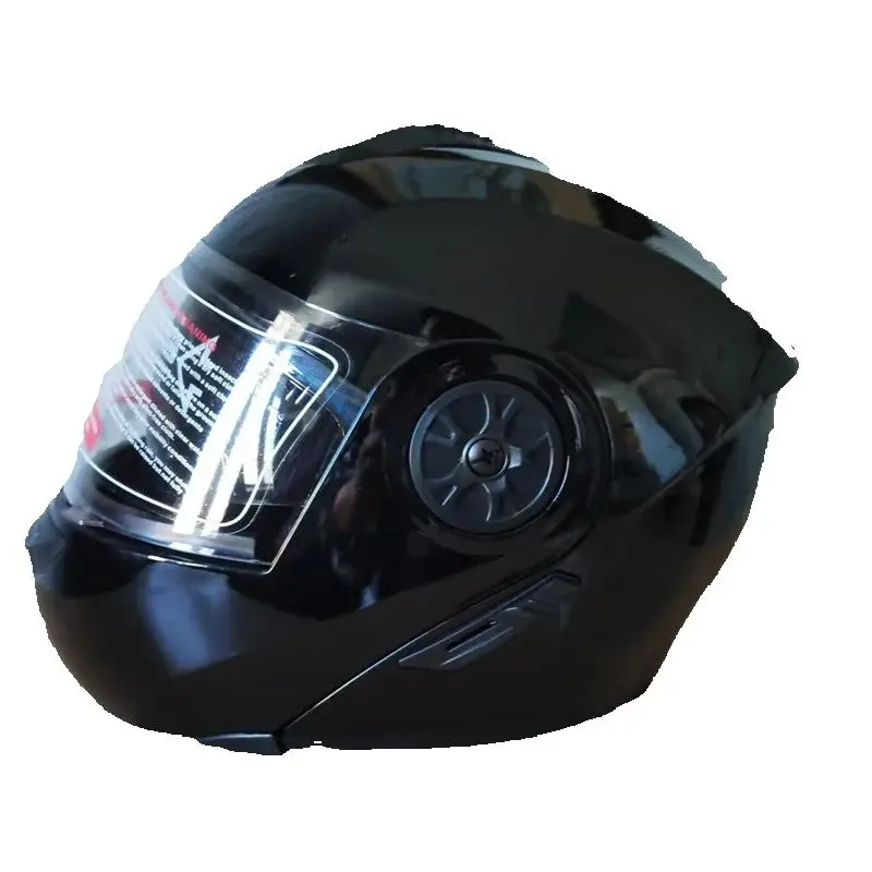 Motorcycle Helmet Inner Sun Visor Lens - Kask motocyklowy modułowy z odchylaną szybą,