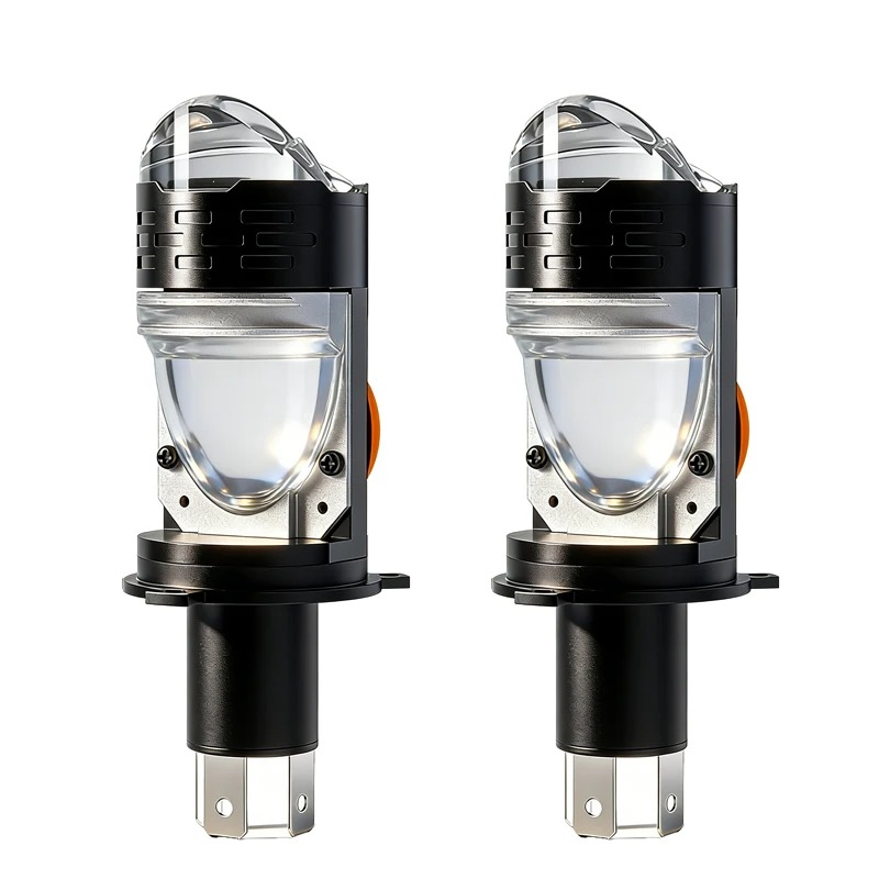 Universal Motorcycle Led Headlight Projector - Żarówki LED H4 do reflektorów samochodowych/motocyklowych