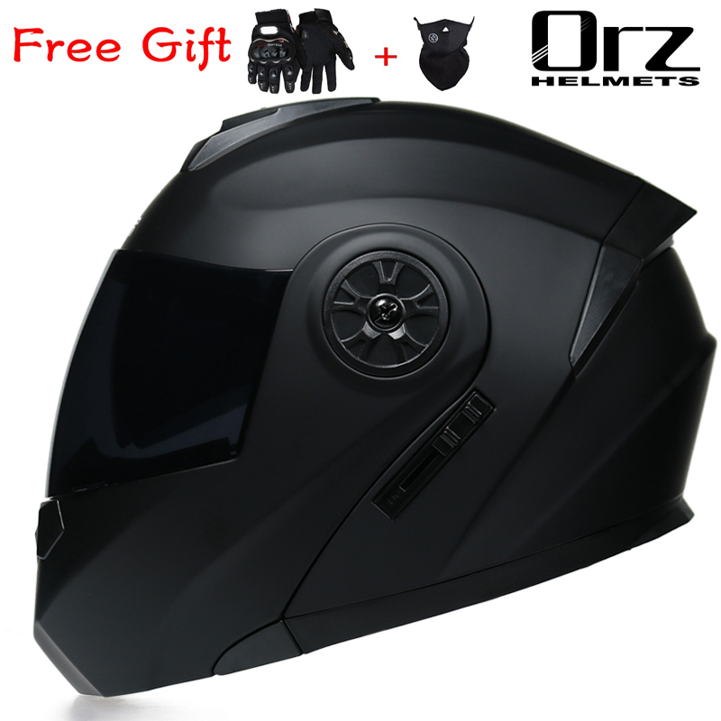 Dual Visor Motorcycle Racing Helmet - ORZ-161 Najnowszy kask motocyklowy modułowy z