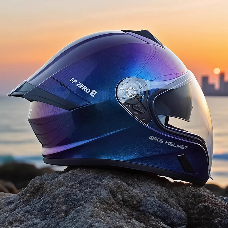 Quick Release Buckle Motorcycle Helmet - Kask motocyklowy integralny dla dorosłych, modułowy,