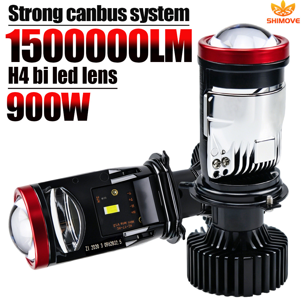 Universal Motorcycle Led Headlight Projector - Super Jasne Żarówki LED H4 Bi