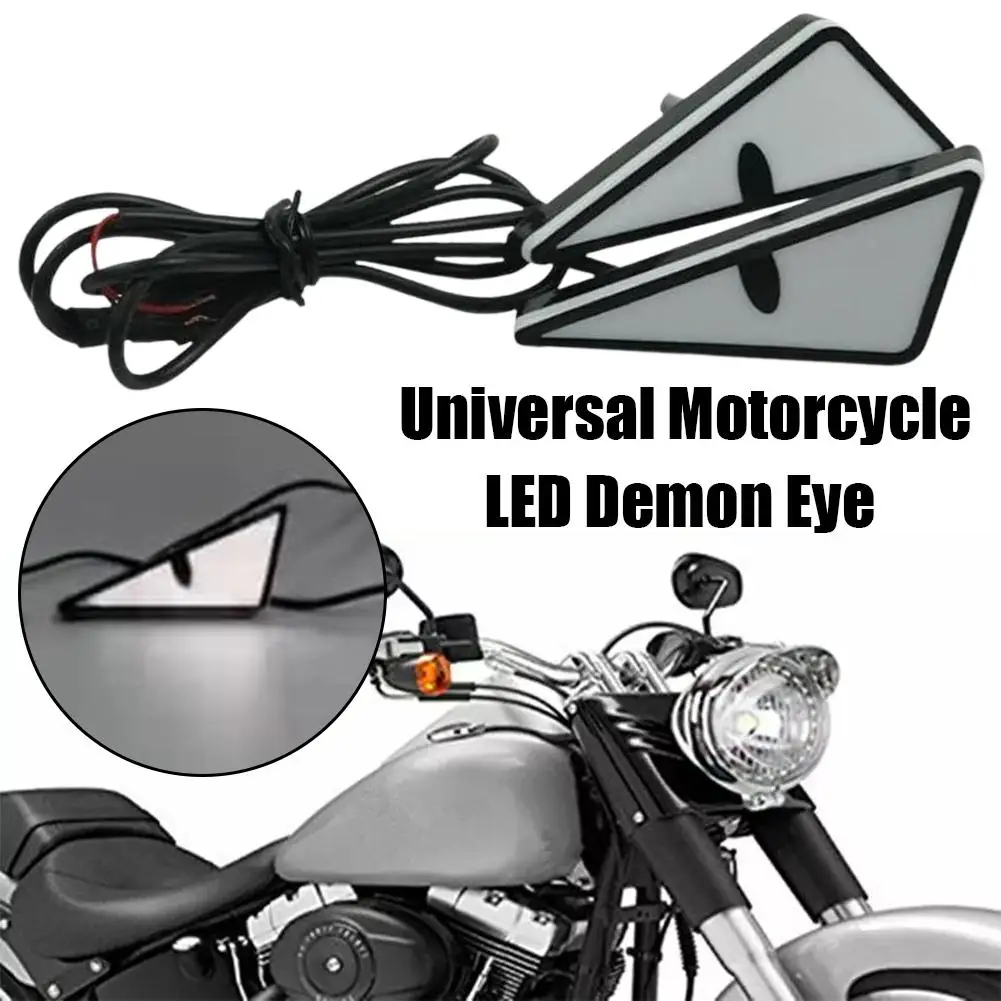 Universal Motorcycle Led Headlight Projector - Uniwersalny motocyklowy reflektor LED Demon Eye,
