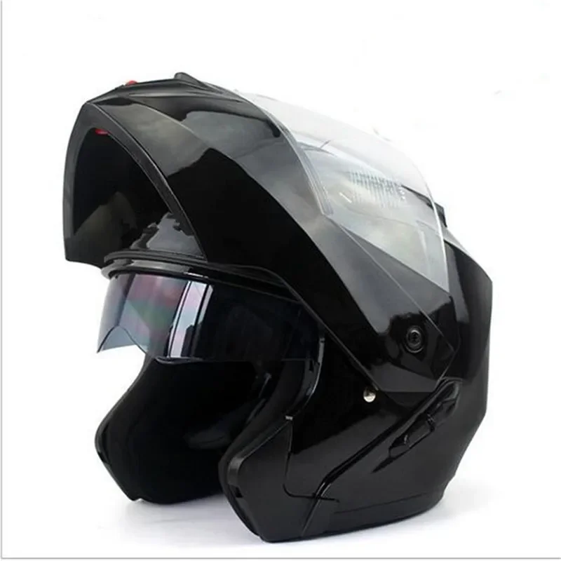 Dual Visor Motorcycle Racing Helmet - Najnowszy kask motocyklowy z modułami bezpieczeństwa