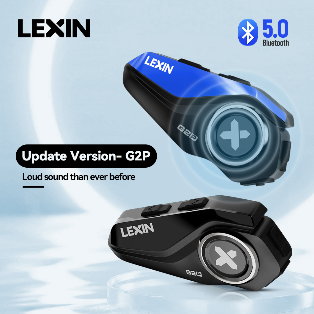 Universal Motorcycle Helmet Intercom Headset - Lexin-G2P Kask motocyklowy Bluetooth Intercom do