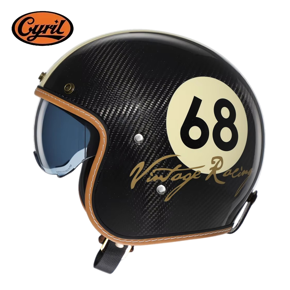 Carbon Fiber Lightweight Motorcycle Helmet - Lekki kask motocyklowy z włókna węglowego,