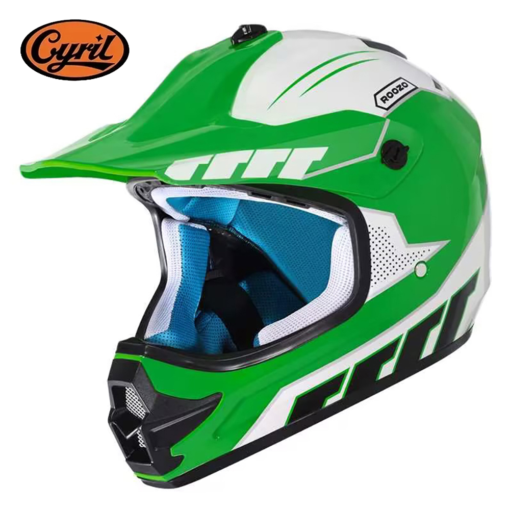 Off Road Motocross Helmet Goggles Set - Zestaw motocrossowy dla dzieci z kaskiem,