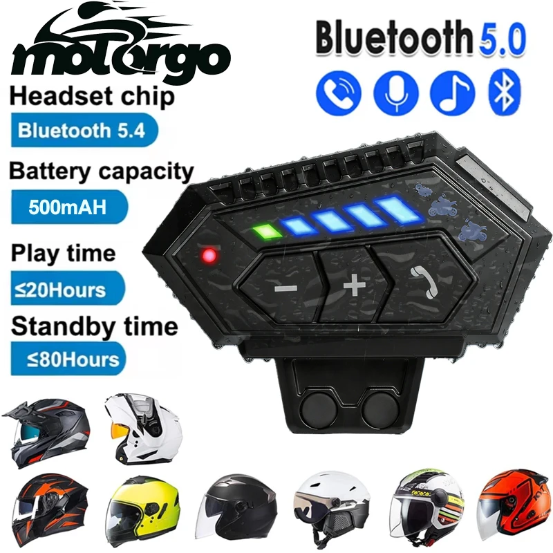 Full Face Motorcycle Helmet With Bluetooth - Zestaw słuchawkowy do kasku motocyklowego BT12-2x