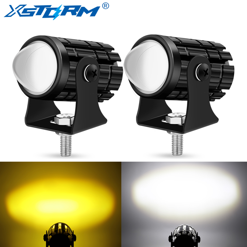 Universal Motorcycle Led Headlight Projector - Uniwersalne LED na motocykl reflektor soczewki
