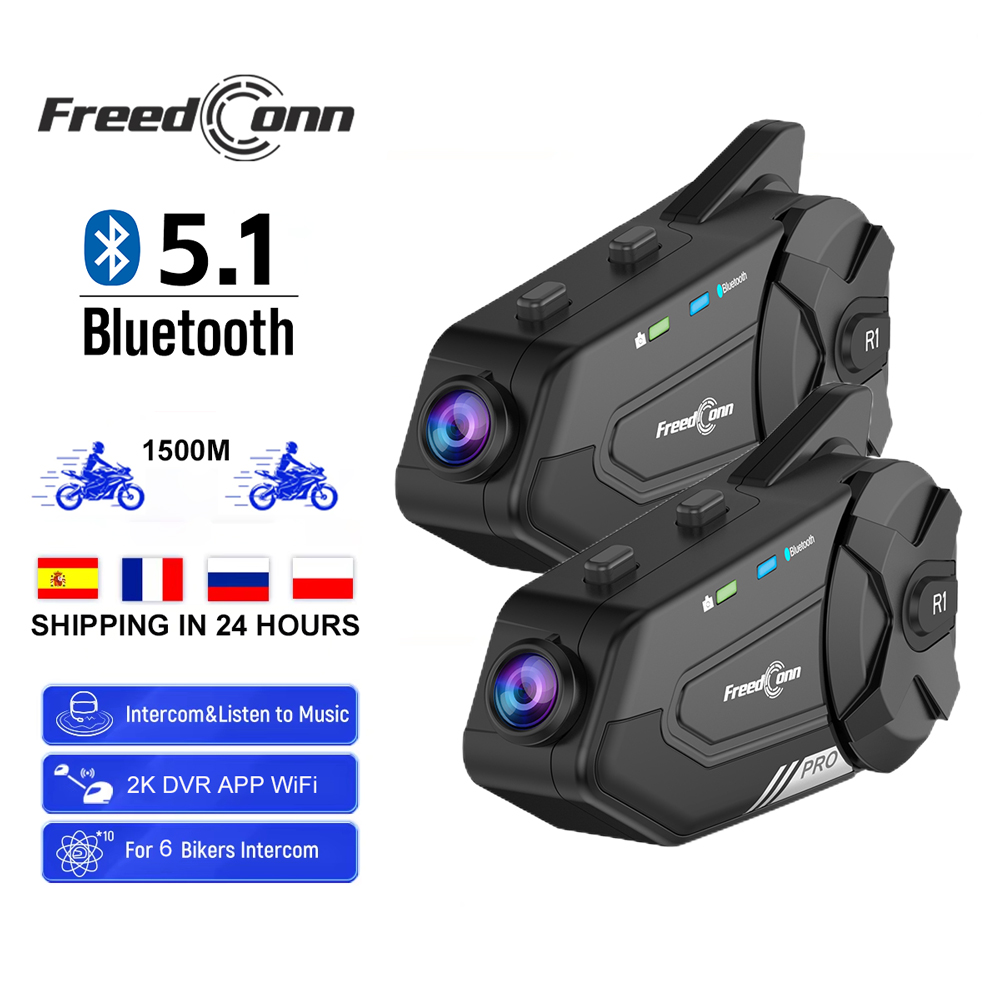 Interkom motocyklowy Freedconn – Universal Motorcycle Helmet Intercom Headset recenzja i cena