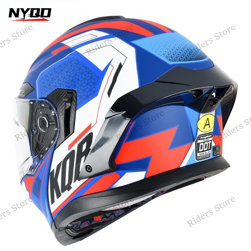 Kask motocyklowy z podnoszoną  – Full Face Motorcycle Helmet With Bluetooth recenzja i cena