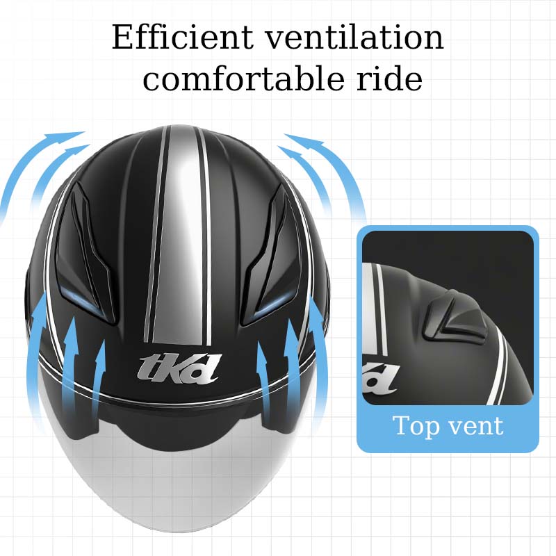 Kask motocyklowy z podwójnym w – Dual Visor Motorcycle Racing Helmet recenzja i cena