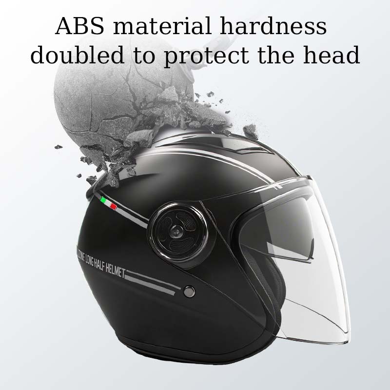 Kask motocyklowy z podwójnym w – Dual Visor Motorcycle Racing Helmet recenzja i cena