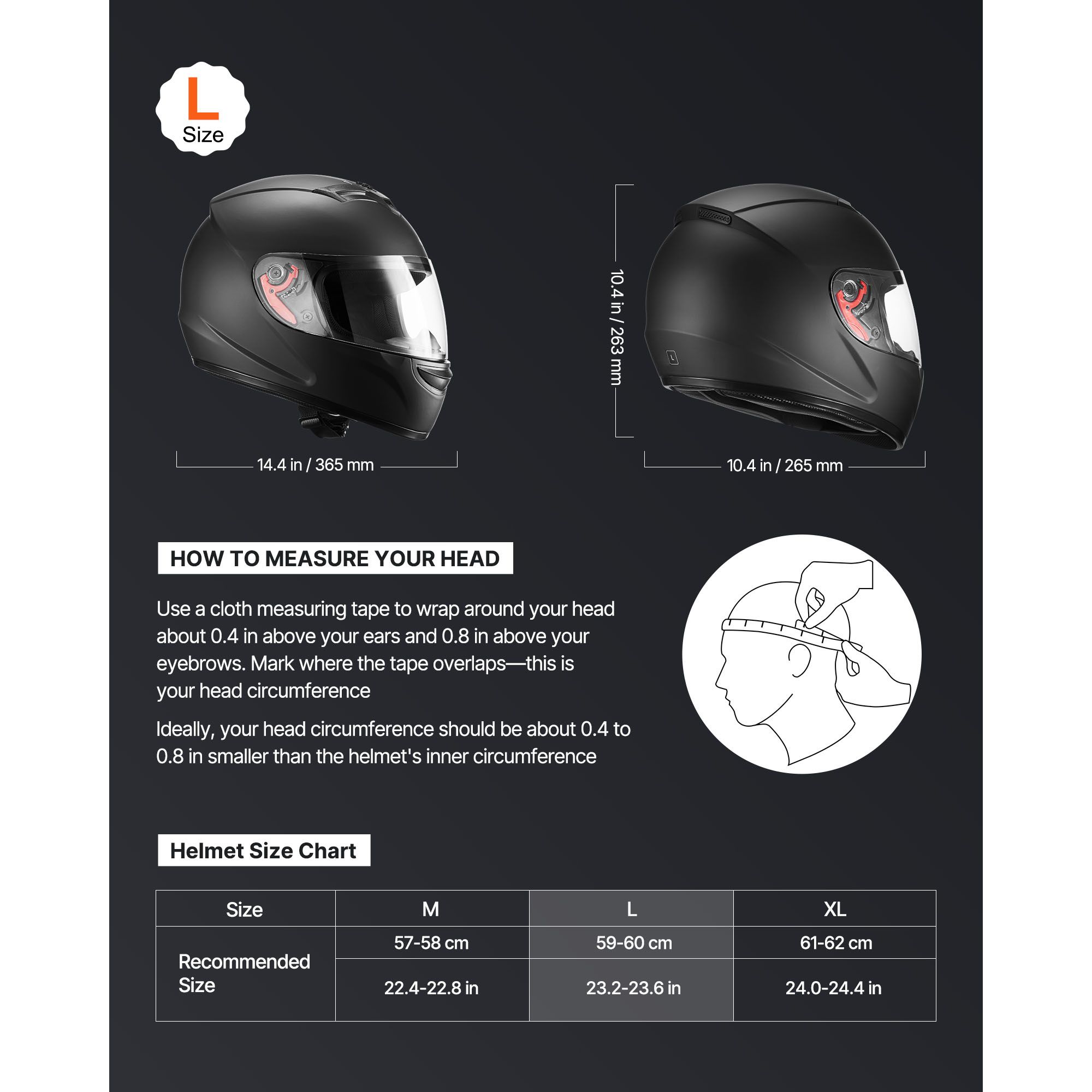 Kask motocyklowy, integralny,  – Dual Visor Motorcycle Racing Helmet recenzja i cena