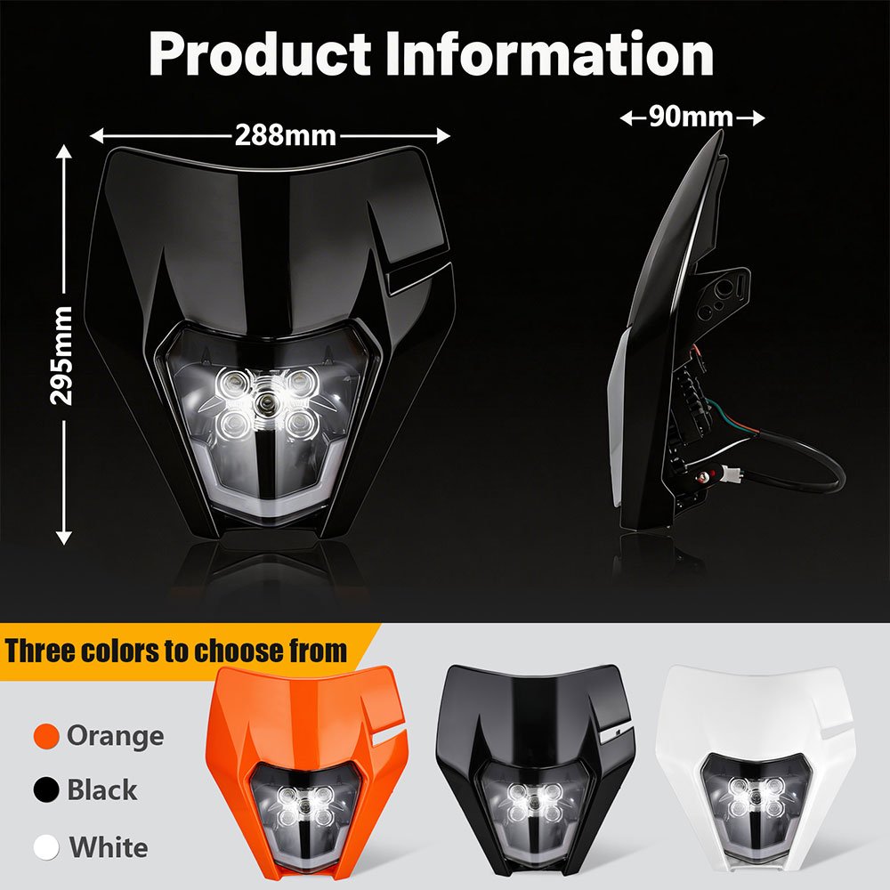 Uniwersalna lampa przednia LED – Universal Motorcycle Led Headlight Projector recenzja i cena