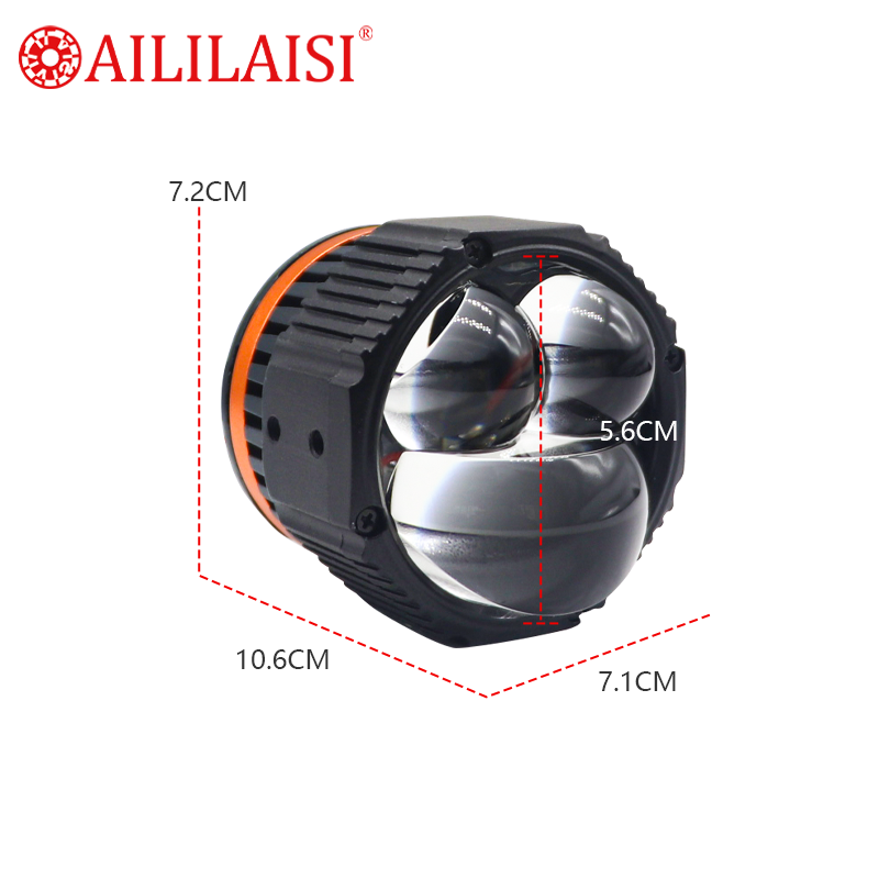 Podwójna Soczewka Projekcyjna  – Universal Motorcycle Led Headlight Projector recenzja i cena