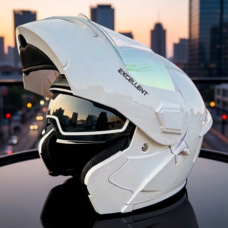 Czterosezonowy modułowy kask m – Motorcycle Helmet Inner Sun Visor Lens recenzja i cena