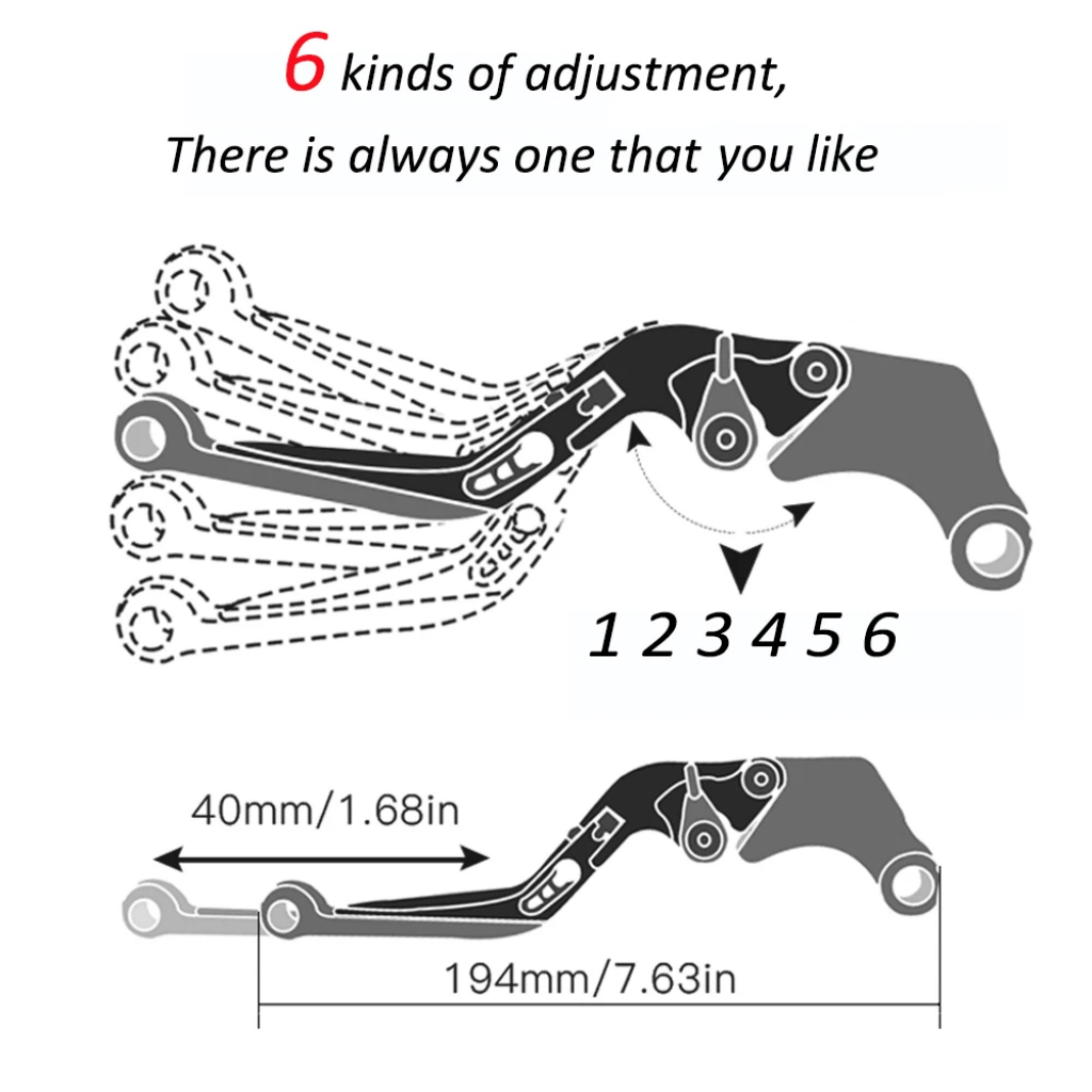 Dźwignie hamulca i sprzęgła mo – Cnc Aluminum Adjustable Brake Clutch Levers recenzja i cena