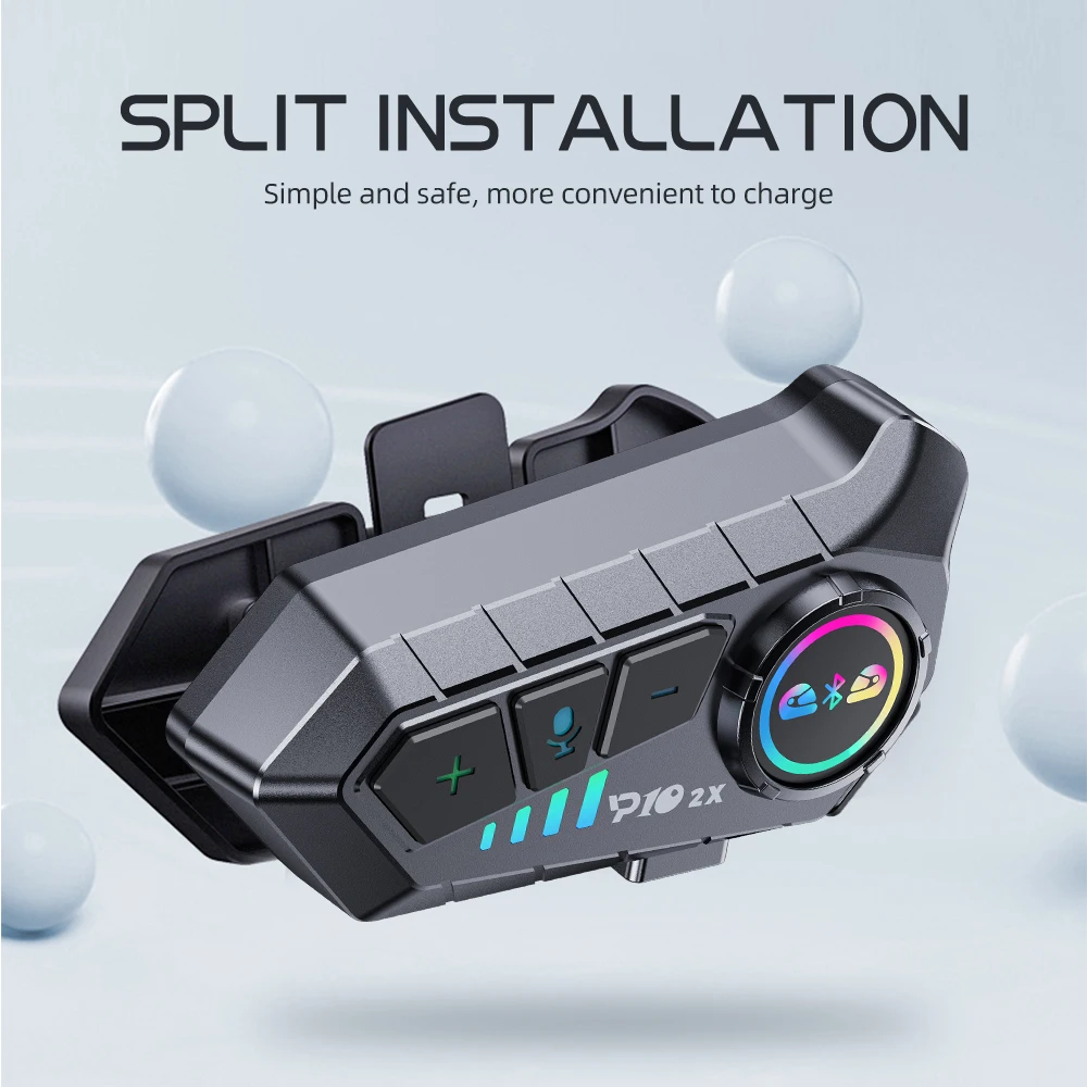 Kebidumei YP10 2X Bezprzewodow – Universal Motorcycle Helmet Intercom Headset recenzja i cena