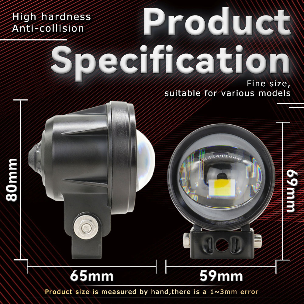 Reflektory LED Motocyklowe Dod – Universal Motorcycle Led Headlight Projector recenzja i cena