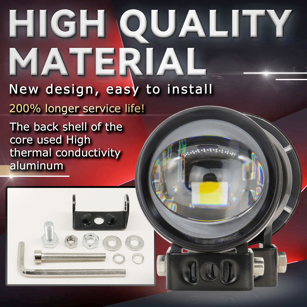 Reflektory LED Motocyklowe Dod – Universal Motorcycle Led Headlight Projector recenzja i cena