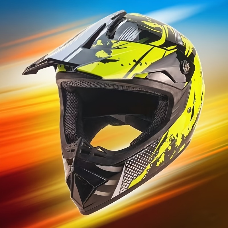 Zestaw kasku motocrossowego, k – Off Road Motocross Helmet Goggles Set recenzja i cena
