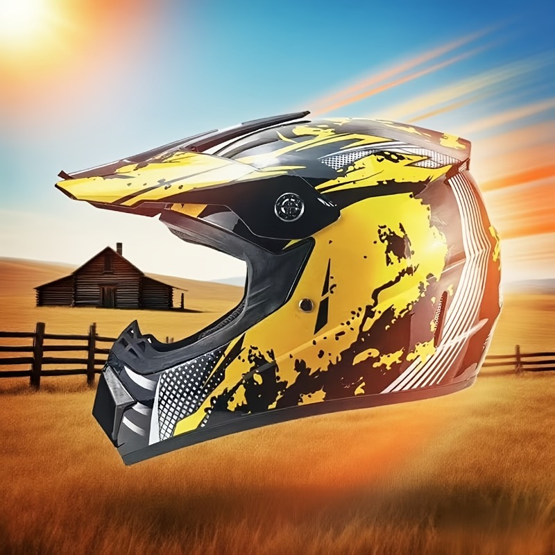 Zestaw kasku motocrossowego, k – Off Road Motocross Helmet Goggles Set recenzja i cena