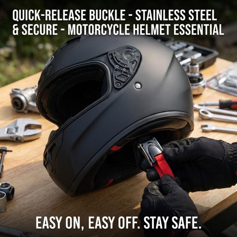 Kaski motocyklowe G7NA ze stal – Quick Release Buckle Motorcycle Helmet recenzja i cena