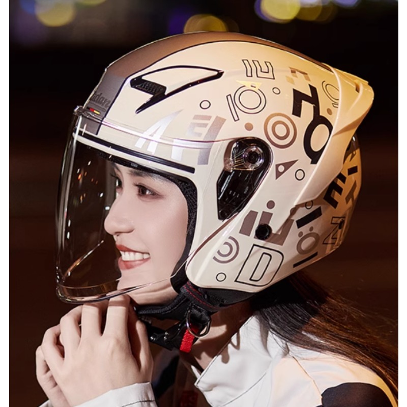 Kask motocyklowy odkryty w sty – Vintage Open Face Retro Helmet recenzja i cena