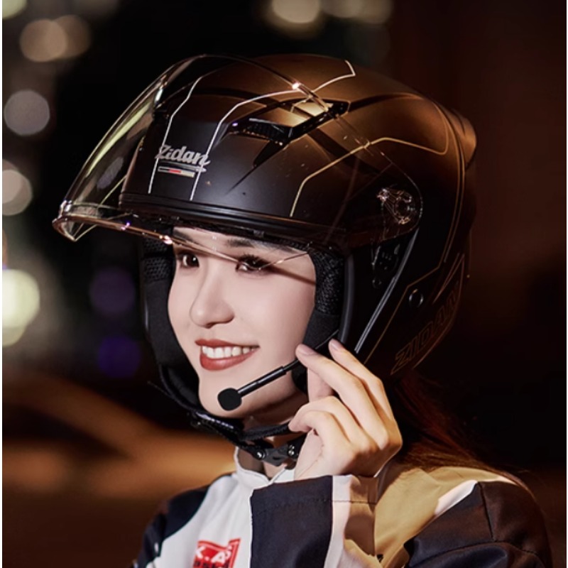 Kask motocyklowy odkryty w sty – Vintage Open Face Retro Helmet recenzja i cena