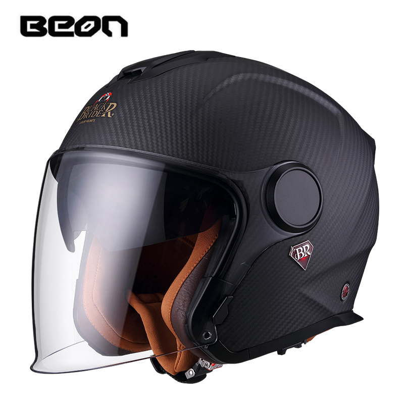 Kask motocyklowy BEON BR23 z w – Carbon Fiber Lightweight Motorcycle Helmet recenzja i cena