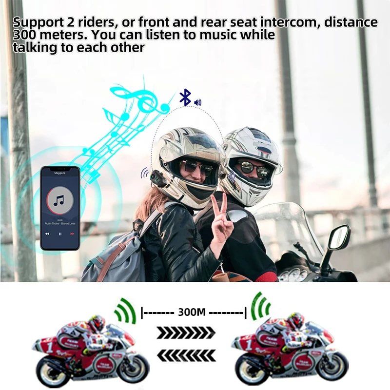 Y10 2X Kask motocyklowy Blueto – Universal Motorcycle Helmet Intercom Headset recenzja i cena