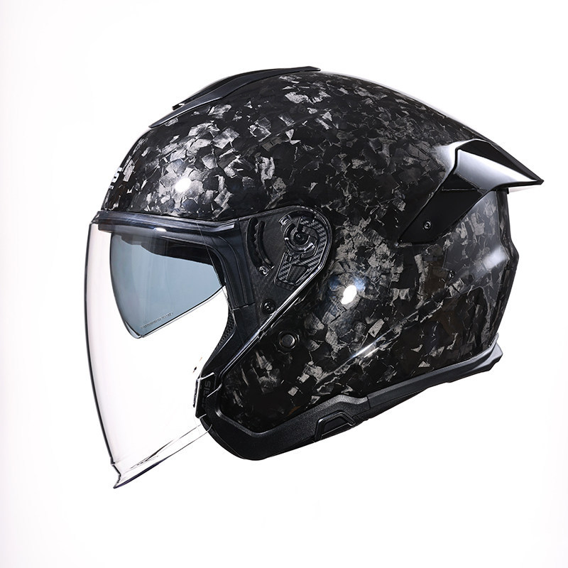 Otwarty kask motocyklowy z pod – Carbon Fiber Lightweight Motorcycle Helmet recenzja i cena