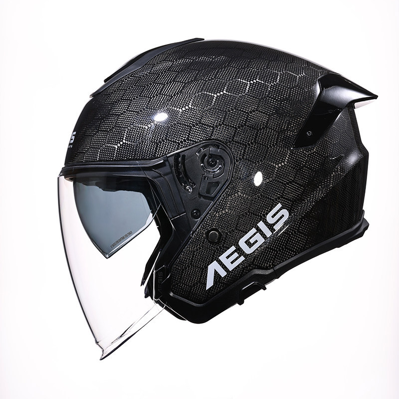 Otwarty kask motocyklowy z pod – Carbon Fiber Lightweight Motorcycle Helmet recenzja i cena
