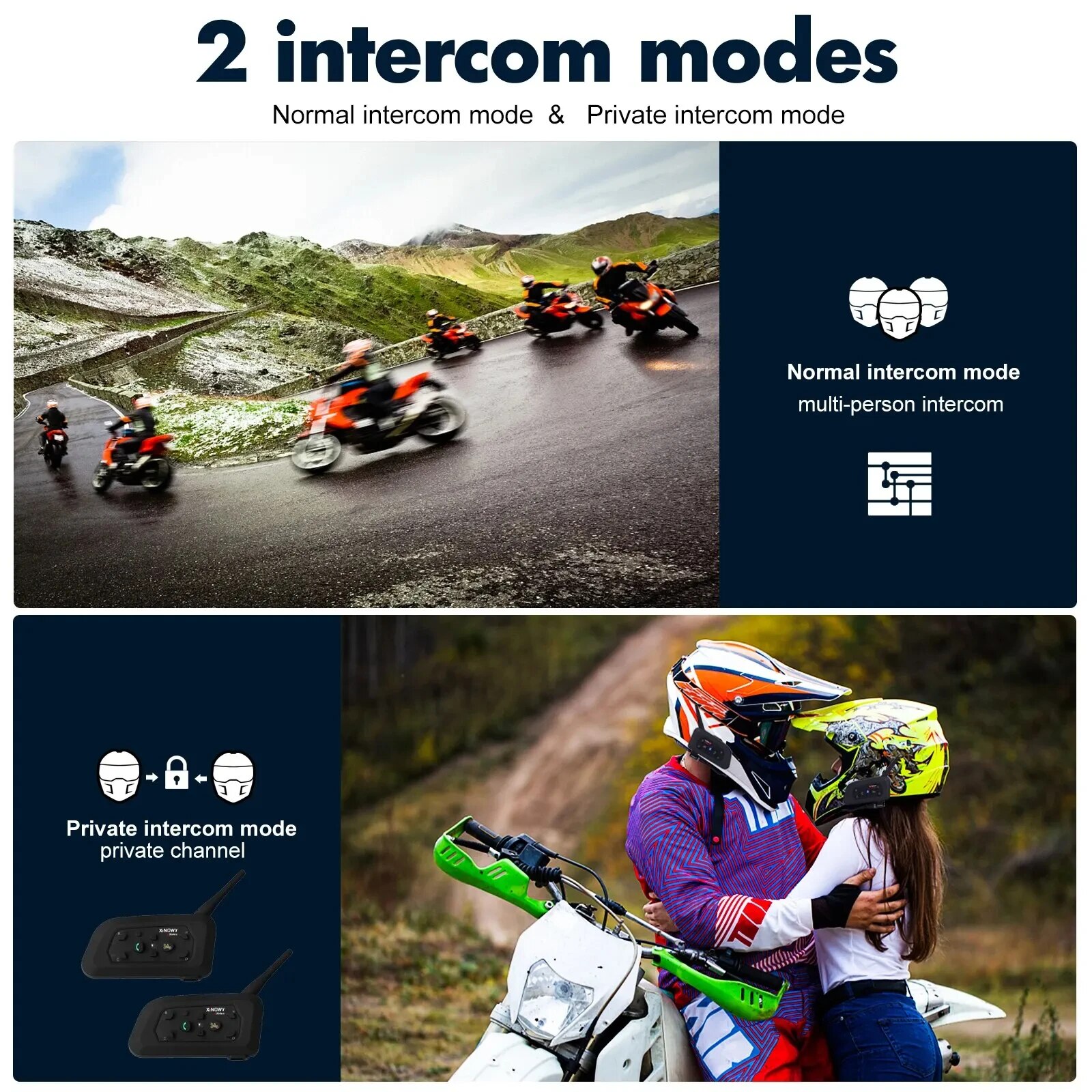 XiNOWy V6 PRO interkom w kasku – Full Face Motorcycle Helmet With Bluetooth recenzja i cena
