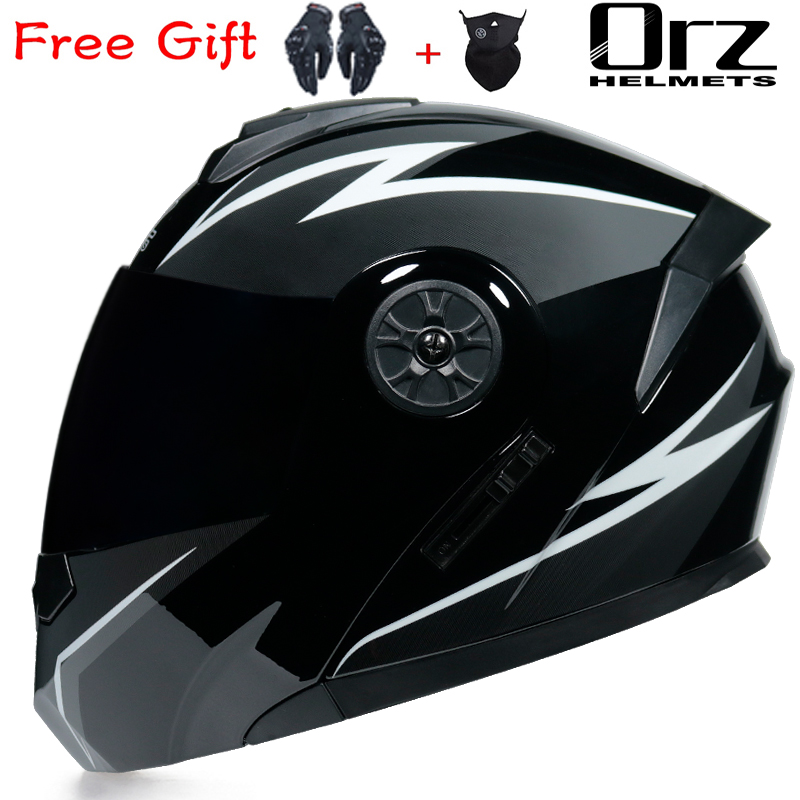 ORZ-161 Najnowszy kask motocyk – Dual Visor Motorcycle Racing Helmet recenzja i cena