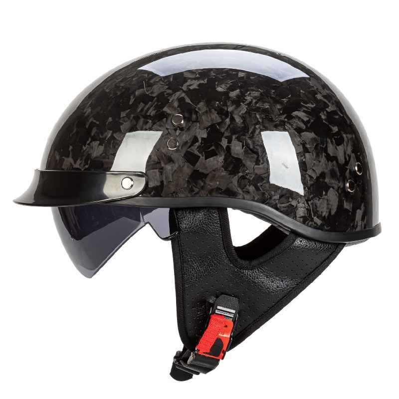 Prawdziwy kask motocyklowy z w – Carbon Fiber Lightweight Motorcycle Helmet recenzja i cena