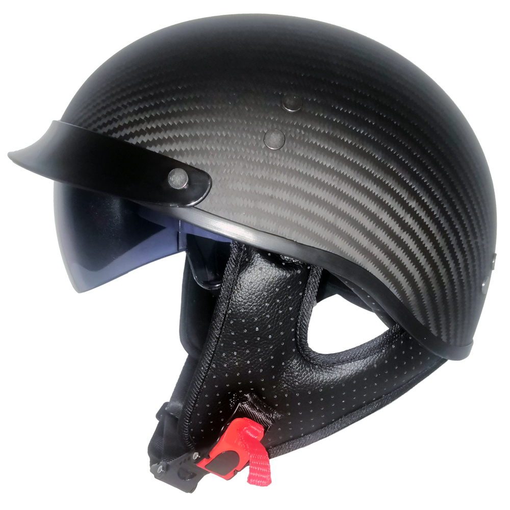 Prawdziwy kask motocyklowy z w – Carbon Fiber Lightweight Motorcycle Helmet recenzja i cena