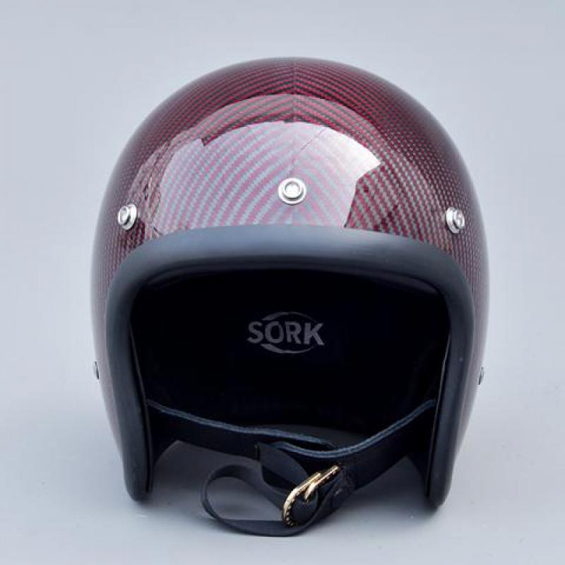 Klasyczny, vintage kask otwart – Carbon Fiber Lightweight Motorcycle Helmet recenzja i cena