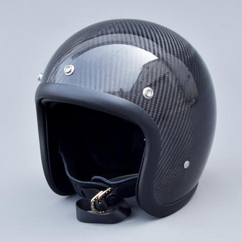 Klasyczny, vintage kask otwart – Carbon Fiber Lightweight Motorcycle Helmet recenzja i cena