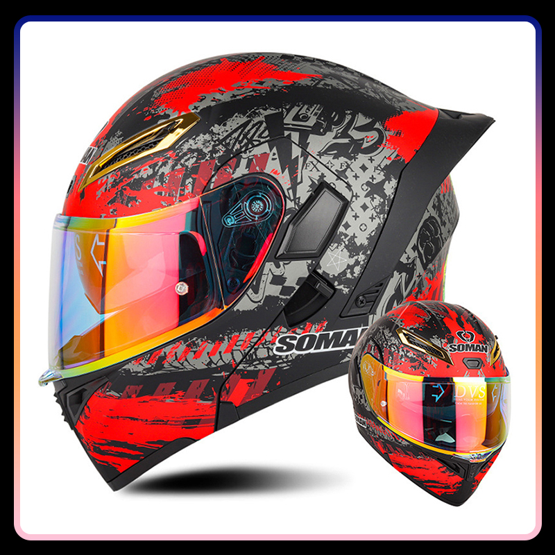 Mężczyźni Kobiety Kaski motocy – Modular Flip Up Motorcycle Helmet Dot Approved recenzja i cena