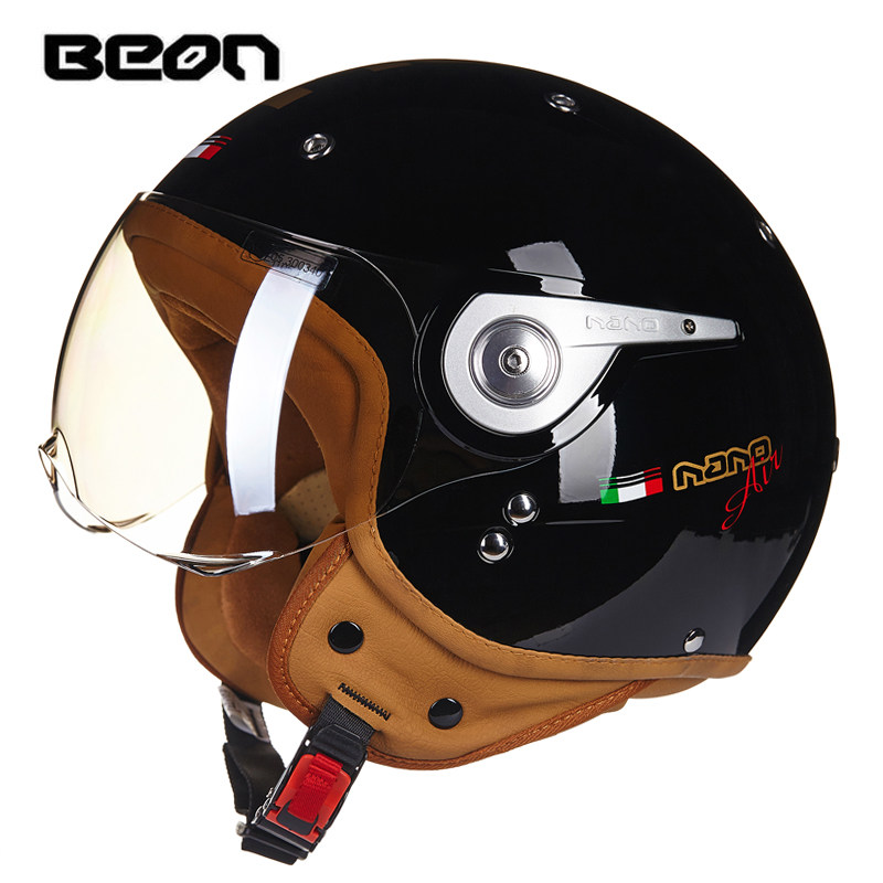 BEON B-110 kask motocyklowy be – Vintage Open Face Retro Helmet recenzja i cena