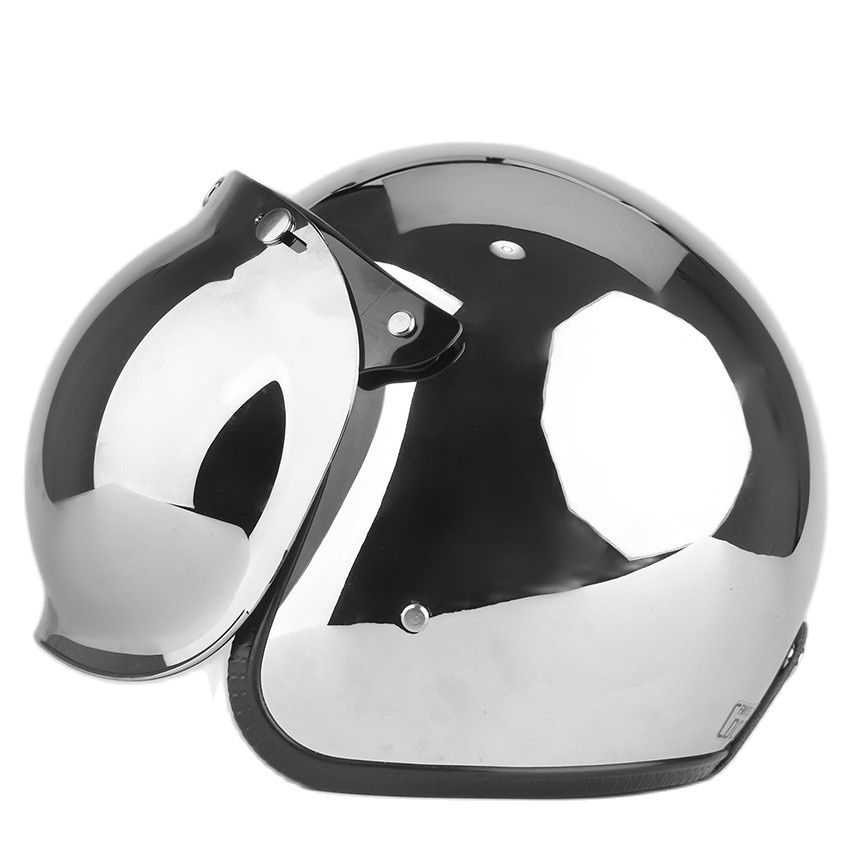 Otwarta twarz Kask motocyklowy – Vintage Open Face Retro Helmet recenzja i cena